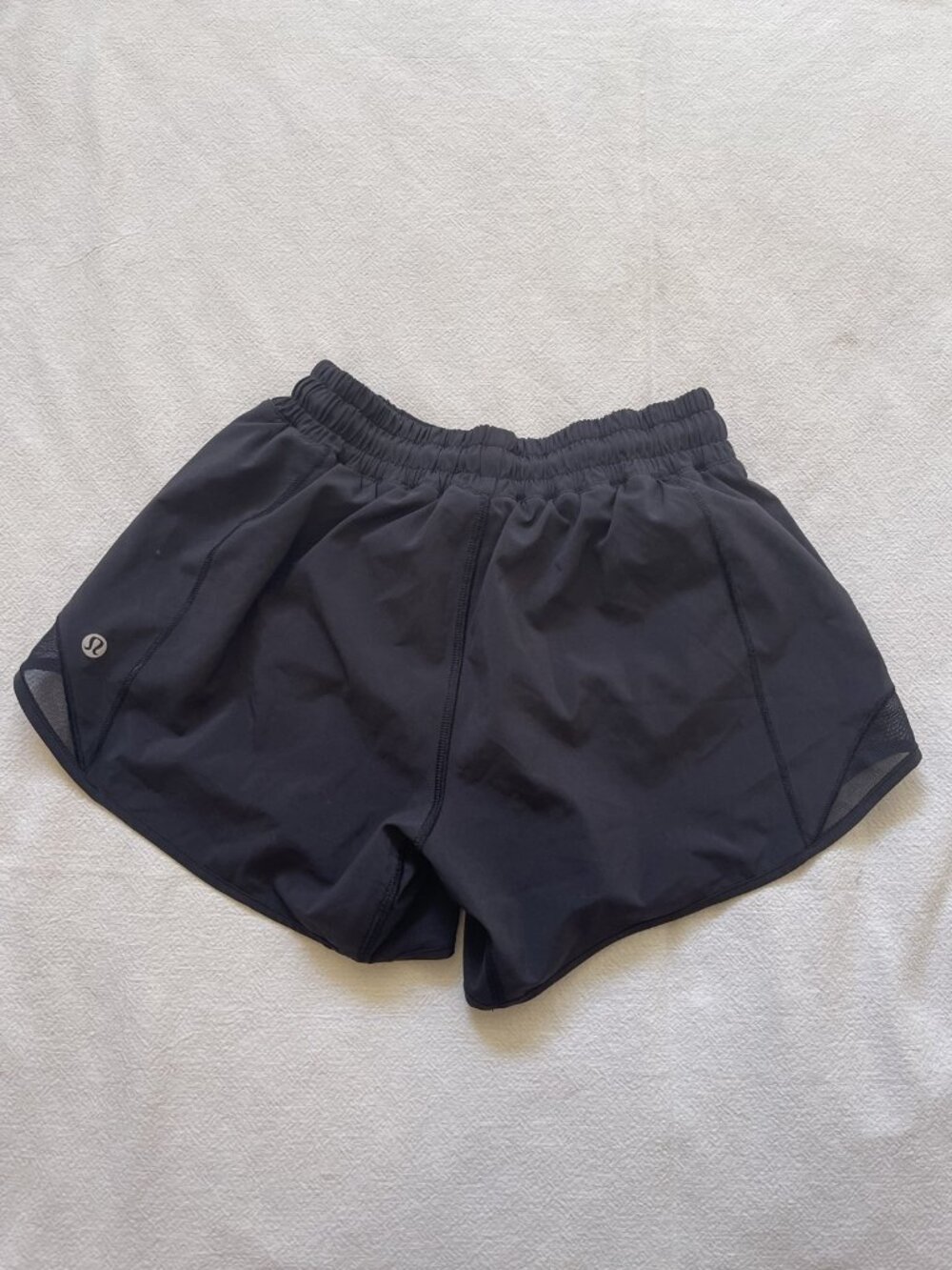 Lululemon Black Lined Running Shorts Size 4 Tall